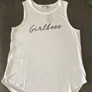 Express “GirlBoss” Sleeveless Top - Size M